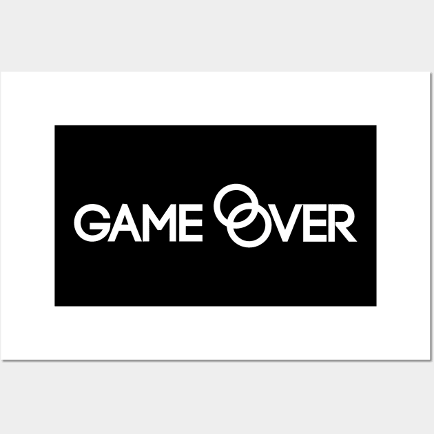 Game over wedding rings Wall Art by Designzz